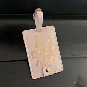 Bando Pink Luggage Tag Travel